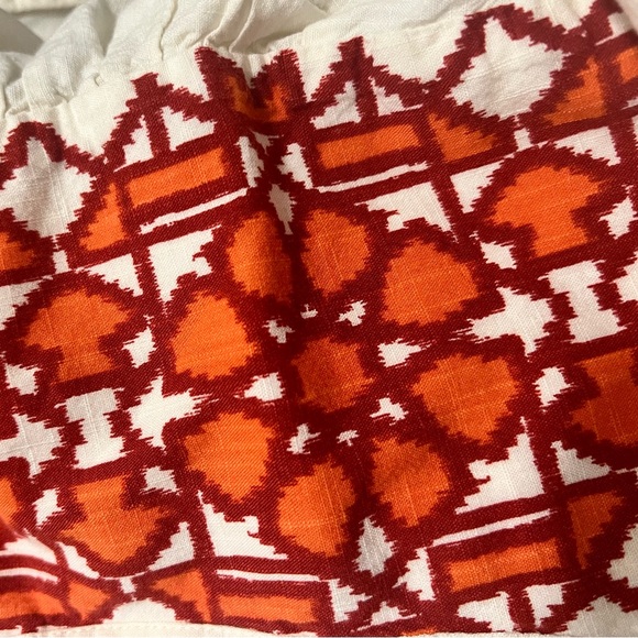 Knox Rose Ivory Tunic Blouse with Red Embroidery - Picture 5 of 5